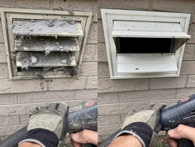Professional dryer exhaust vent cleaning by Carver Dryer Vent Cleaning in Carver