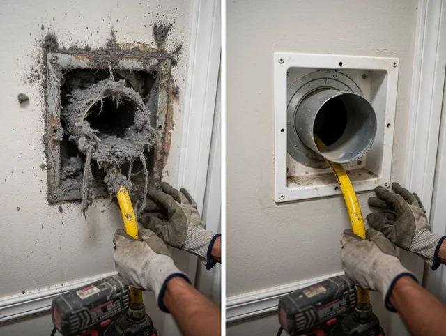 Expert gas dryer vent cleaning by Carver Dryer Vent Cleaning in Carver
