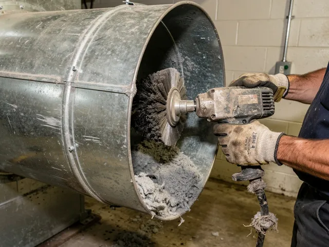 Industrial-grade dryer vent cleaning by Carver Dryer Vent Cleaning in Carver